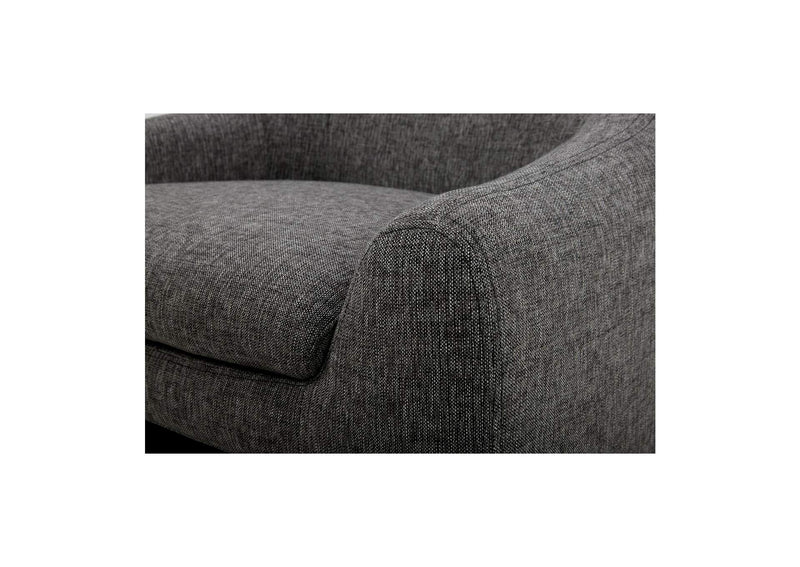 KQ-1025-25-USA Kenzie Accent Chair Shadowed Grey