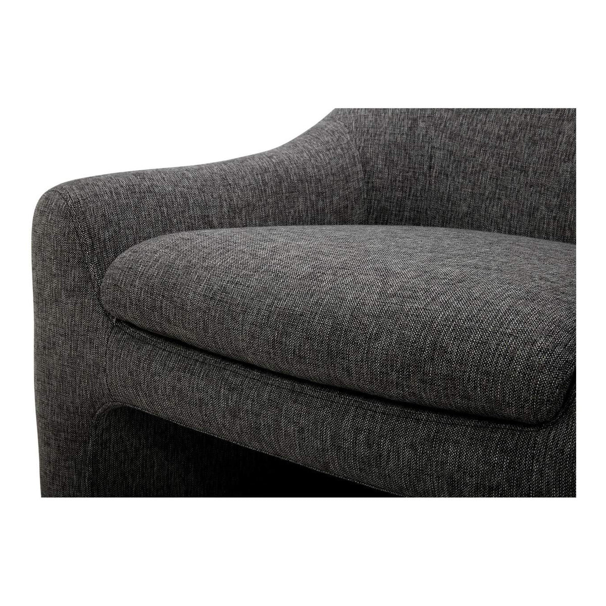 KQ-1025-25-USA Kenzie Accent Chair Shadowed Grey