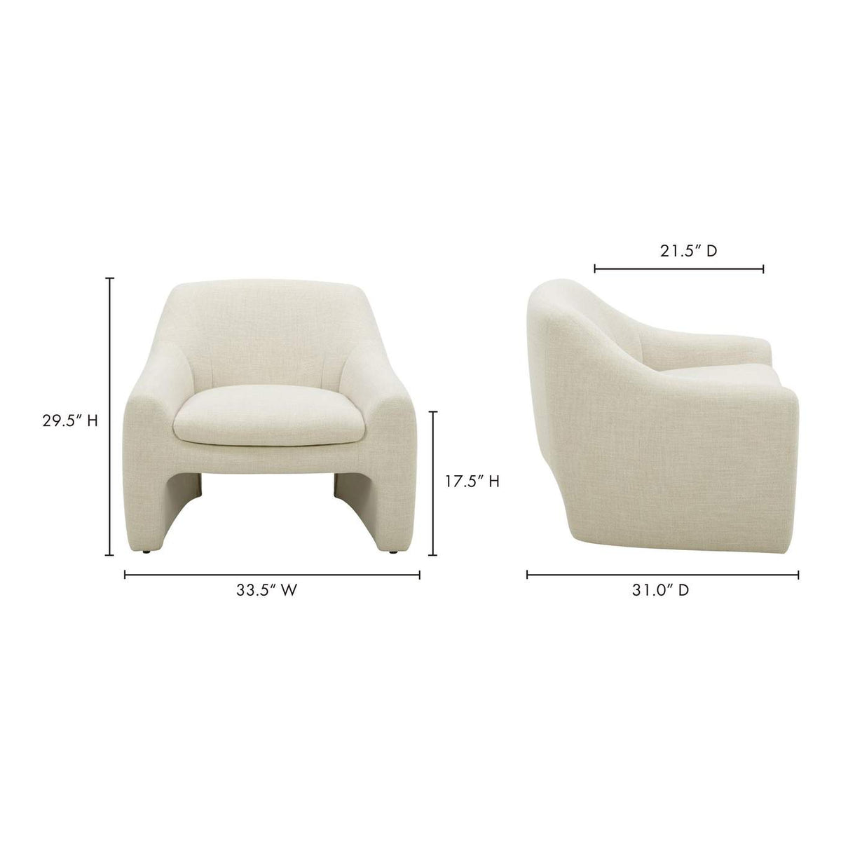 KQ-1025-34-USA Kenzie Accent Chair Dune