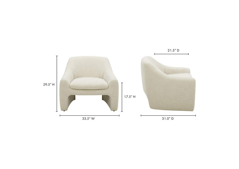 KQ-1025-34-USA Kenzie Accent Chair Dune