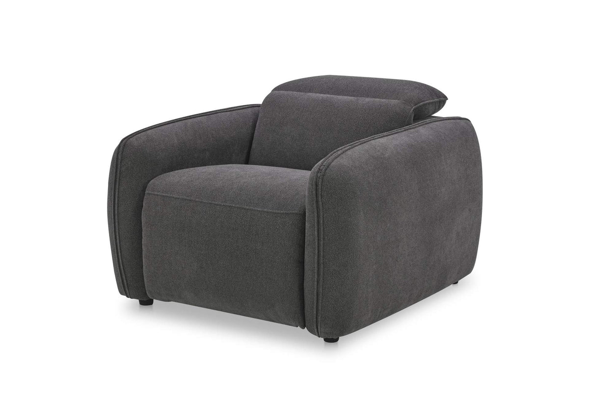 KQ-1027-07-USA Eli Power Recliner Chair Dusk Grey