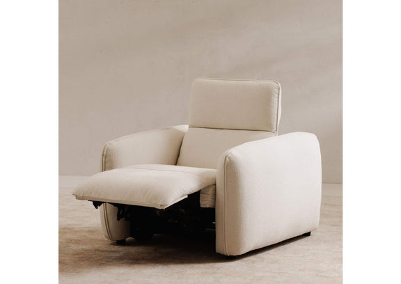 KQ-1027-18-USA Eli Power Recliner Chair Warm White