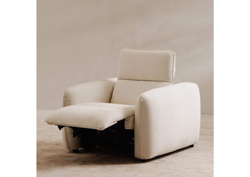 KQ-1027-18-USA Eli Power Recliner Chair Warm White