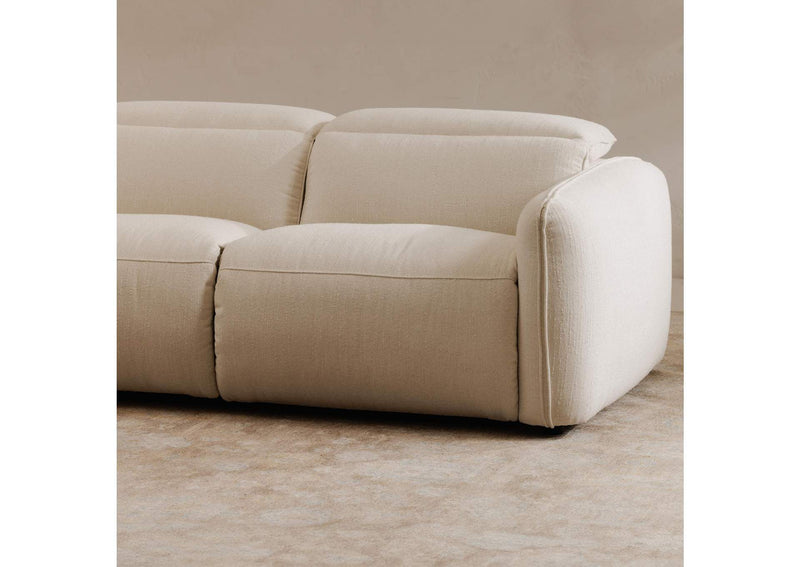 KQ-1028-18-USA Eli Power Recliner Sofa Warm White