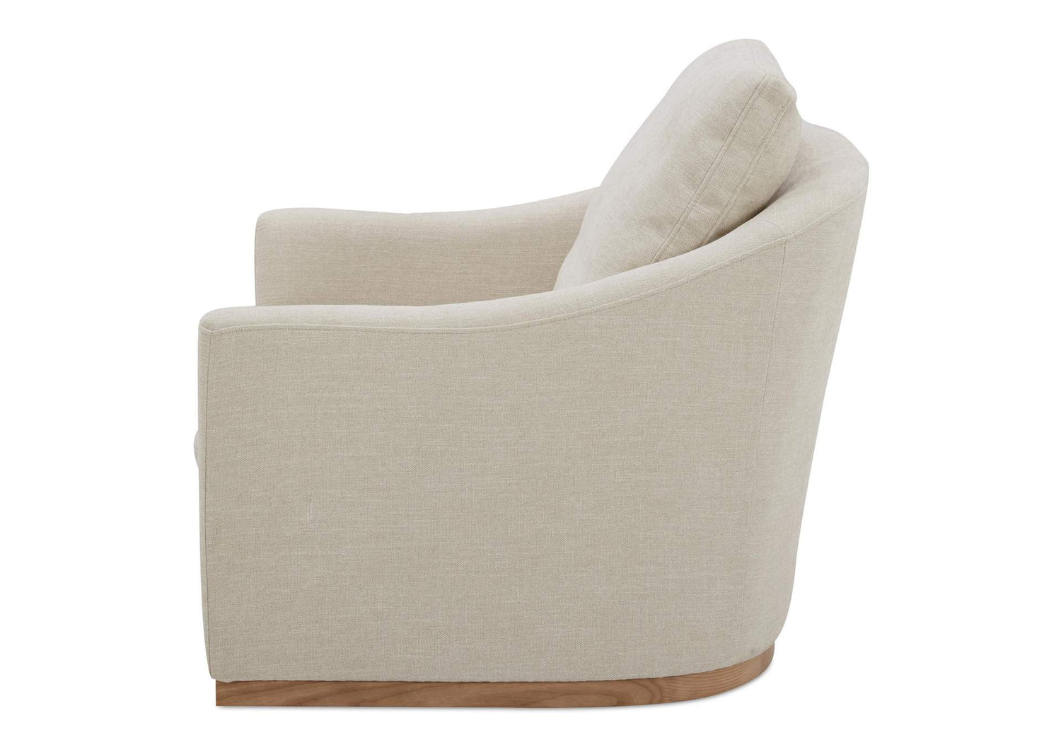 KQ-1029-34-USA Linden Swivel Chair Soft Beige