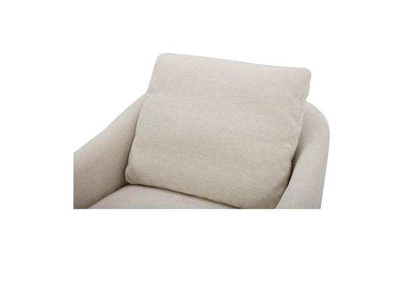 KQ-1029-34-USA Linden Swivel Chair Soft Beige