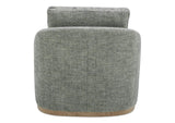 KQ-1029-37-USA Linden Swivel Chair Slated Moss