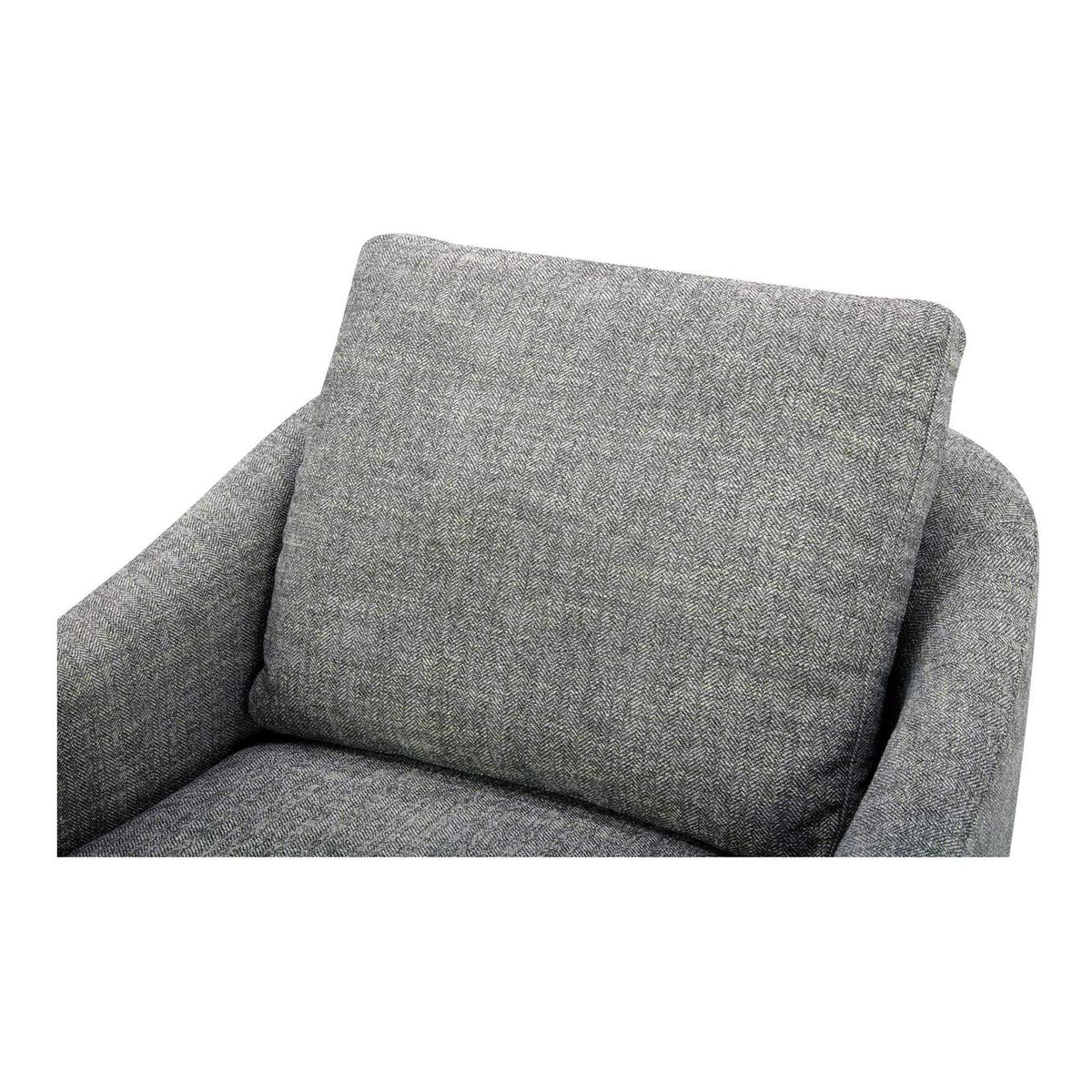 KQ-1029-37-USA Linden Swivel Chair Slated Moss