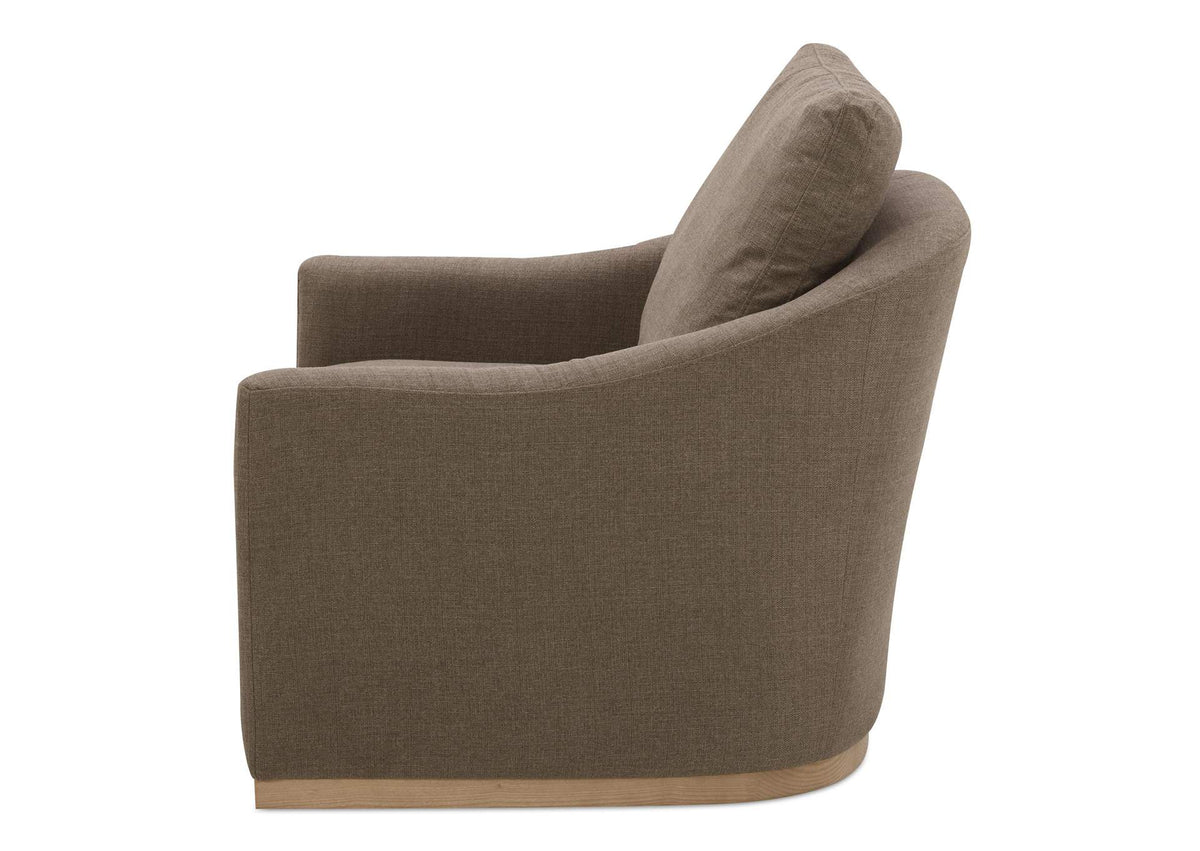 KQ-1029-39-USA Linden Swivel Chair Soft Taupe