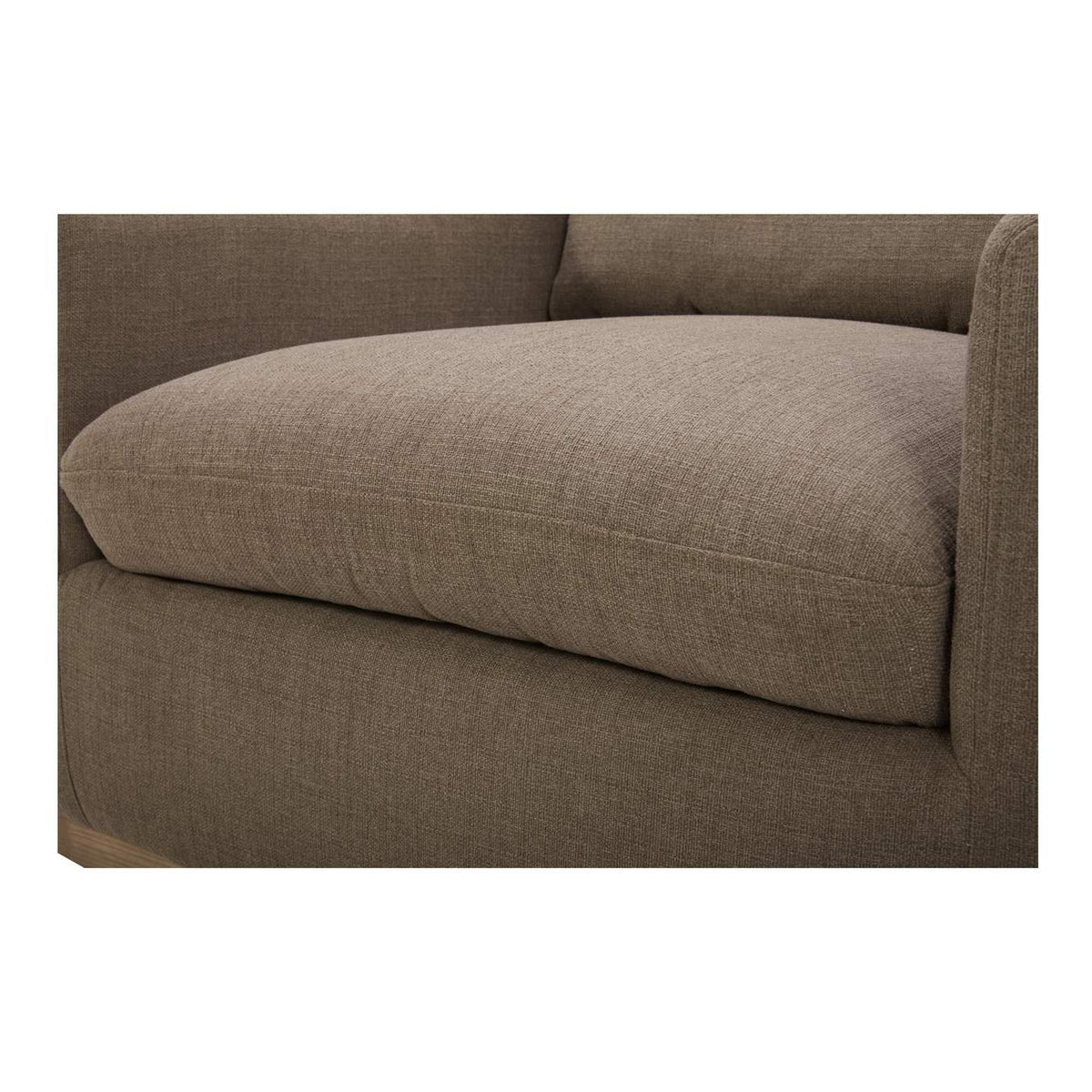 KQ-1029-39-USA Linden Swivel Chair Soft Taupe