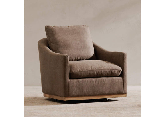 KQ-1029-39-USA Linden Swivel Chair Soft Taupe