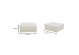 KQ-1032-18 Lowtide Ottoman Warm White