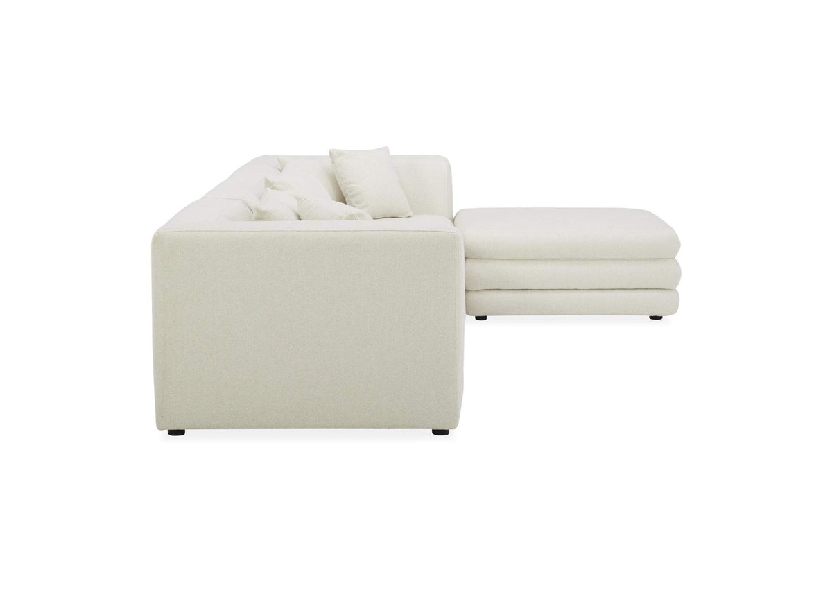 KQ-1037-18 Lowtide Lounge Modular Sectional Warm White