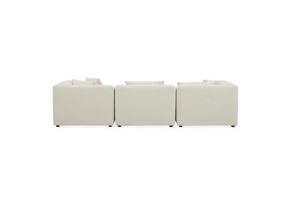 KQ-1037-18 Lowtide Lounge Modular Sectional Warm White