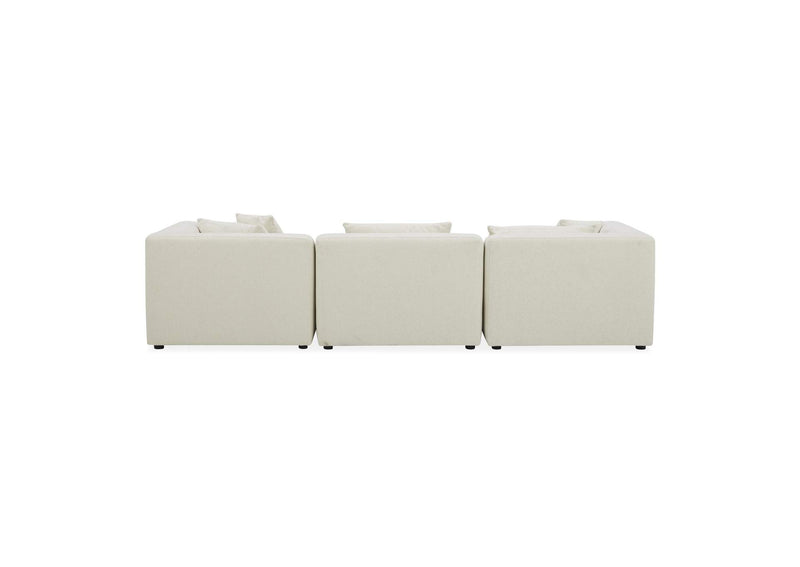 KQ-1037-18 Lowtide Lounge Modular Sectional Warm White