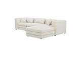 KQ-1037-18 Lowtide Lounge Modular Sectional Warm White