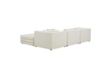 KQ-1037-18 Lowtide Lounge Modular Sectional Warm White