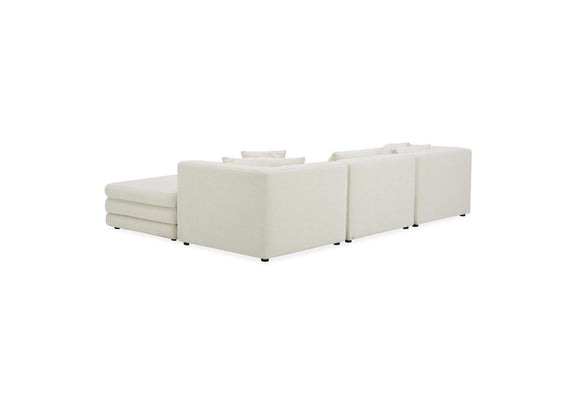 KQ-1037-18 Lowtide Lounge Modular Sectional Warm White