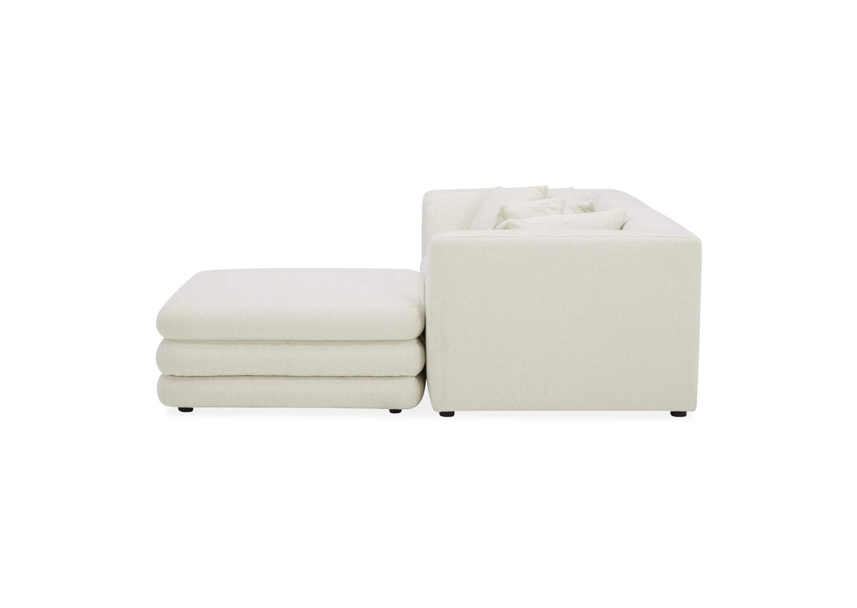 KQ-1038-18 Lowtide Nook Modular Sectional Warm White