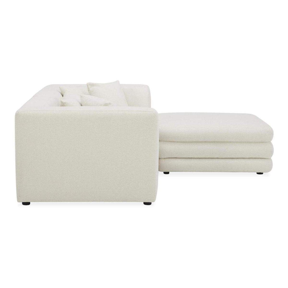 KQ-1038-18 Lowtide Nook Modular Sectional Warm White