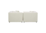 KQ-1038-18 Lowtide Nook Modular Sectional Warm White