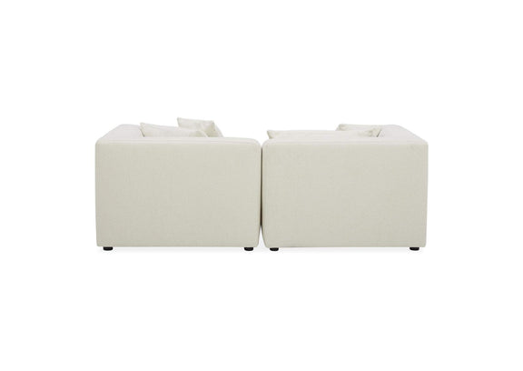 KQ-1038-18 Lowtide Nook Modular Sectional Warm White