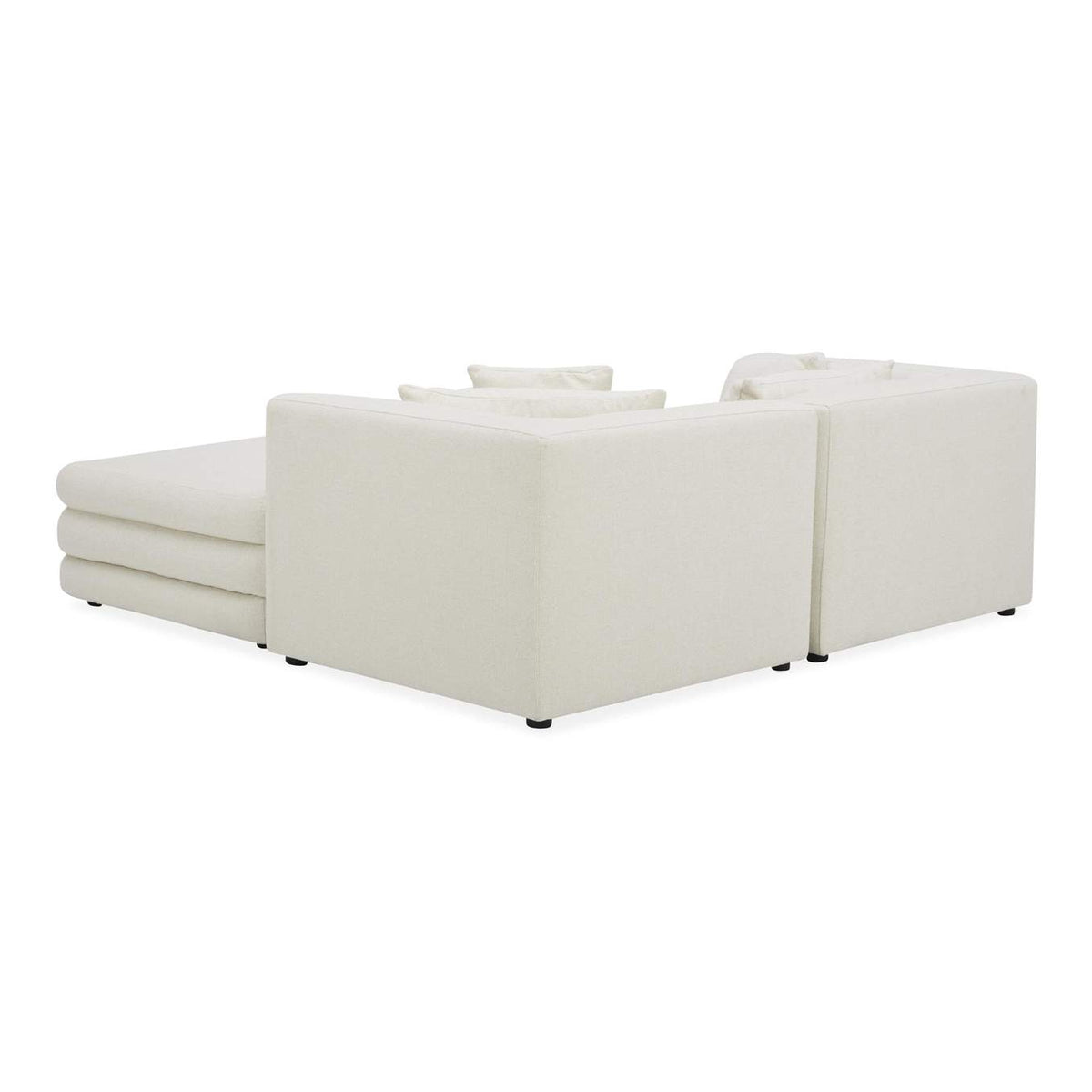 KQ-1038-18 Lowtide Nook Modular Sectional Warm White