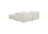 KQ-1038-18 Lowtide Nook Modular Sectional Warm White