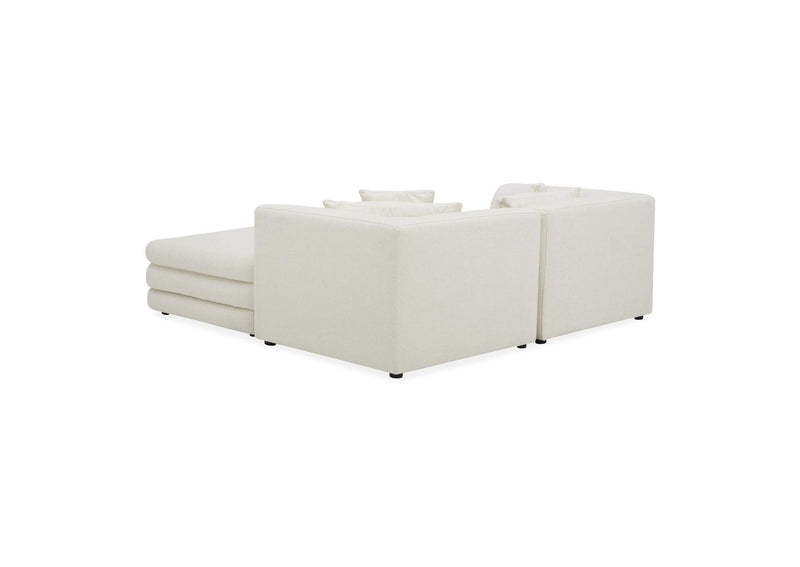 KQ-1038-18 Lowtide Nook Modular Sectional Warm White