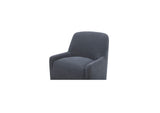 KQ-1045-26-USA Maisie Rolling Dining Chair Slate Blue