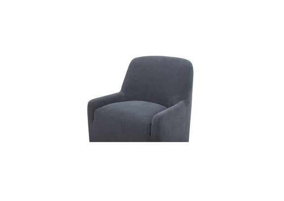 KQ-1045-26-USA Maisie Rolling Dining Chair Slate Blue