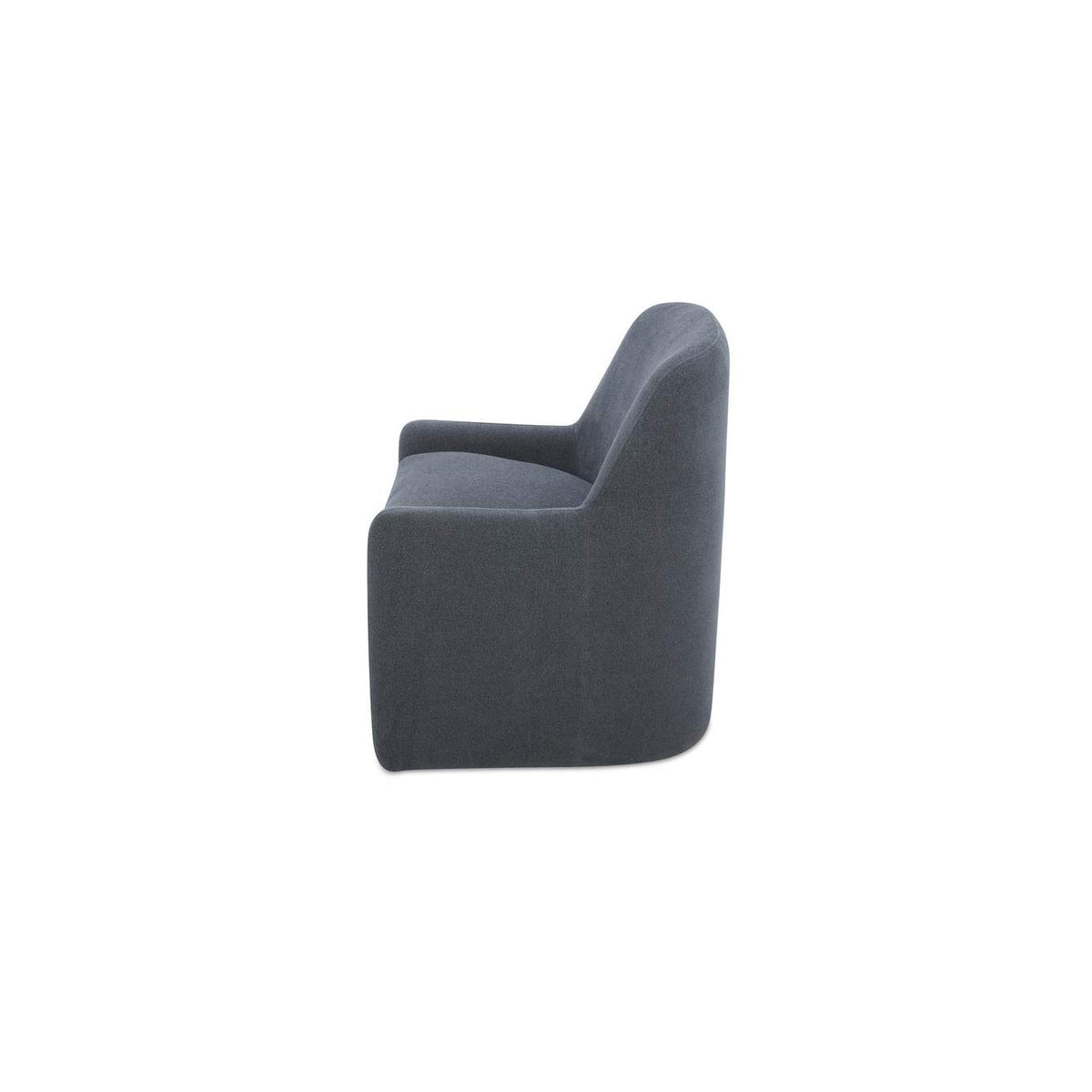 KQ-1045-26-USA Maisie Rolling Dining Chair Slate Blue