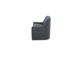 KQ-1045-26-USA Maisie Rolling Dining Chair Slate Blue