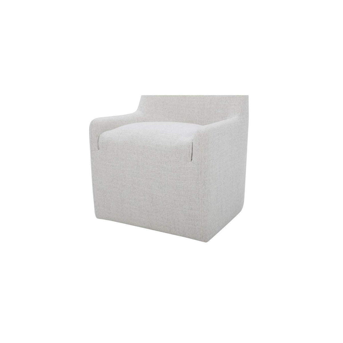 KQ-1045-34-USA Maisie Rolling Dining Chair Flecked Oat