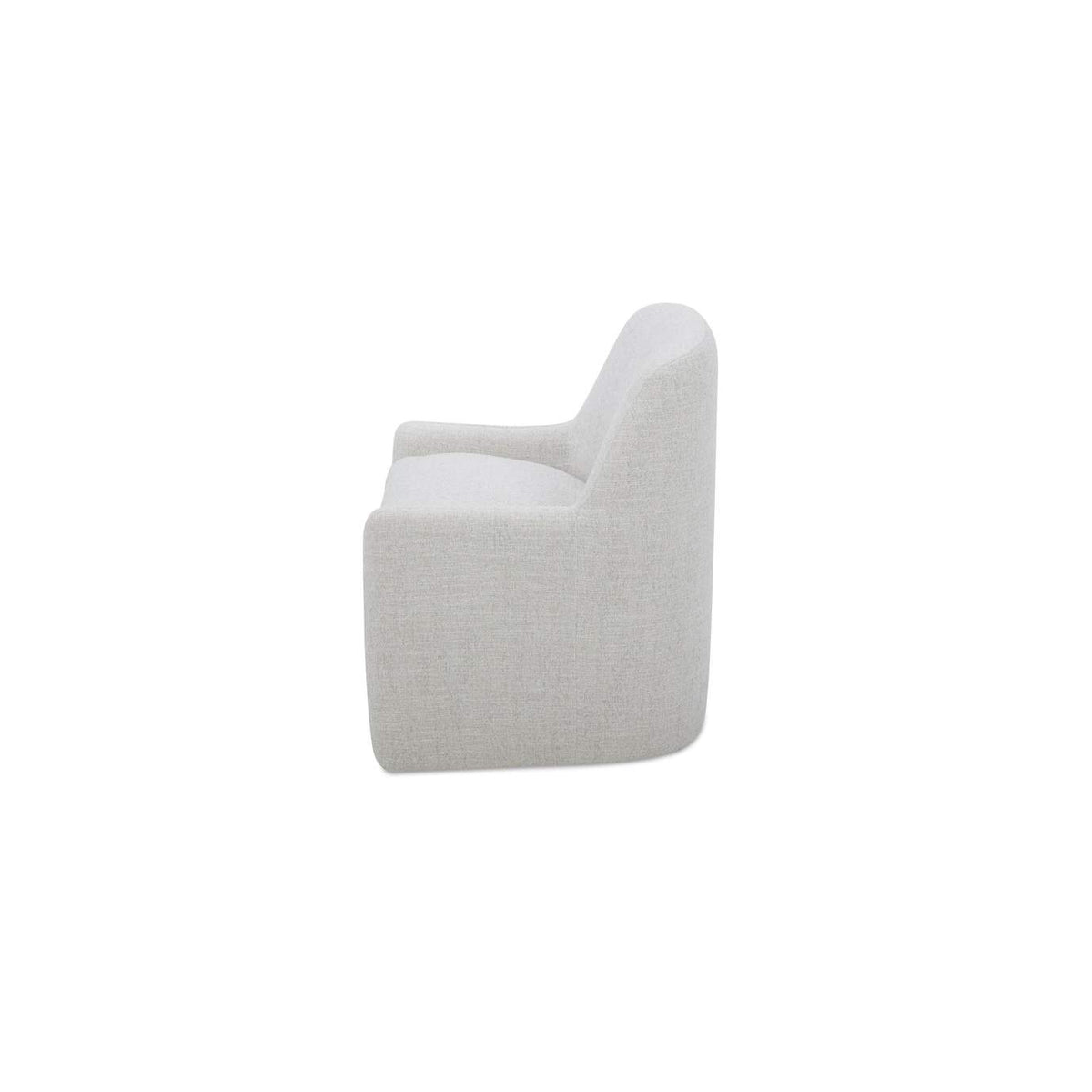KQ-1045-34-USA Maisie Rolling Dining Chair Flecked Oat