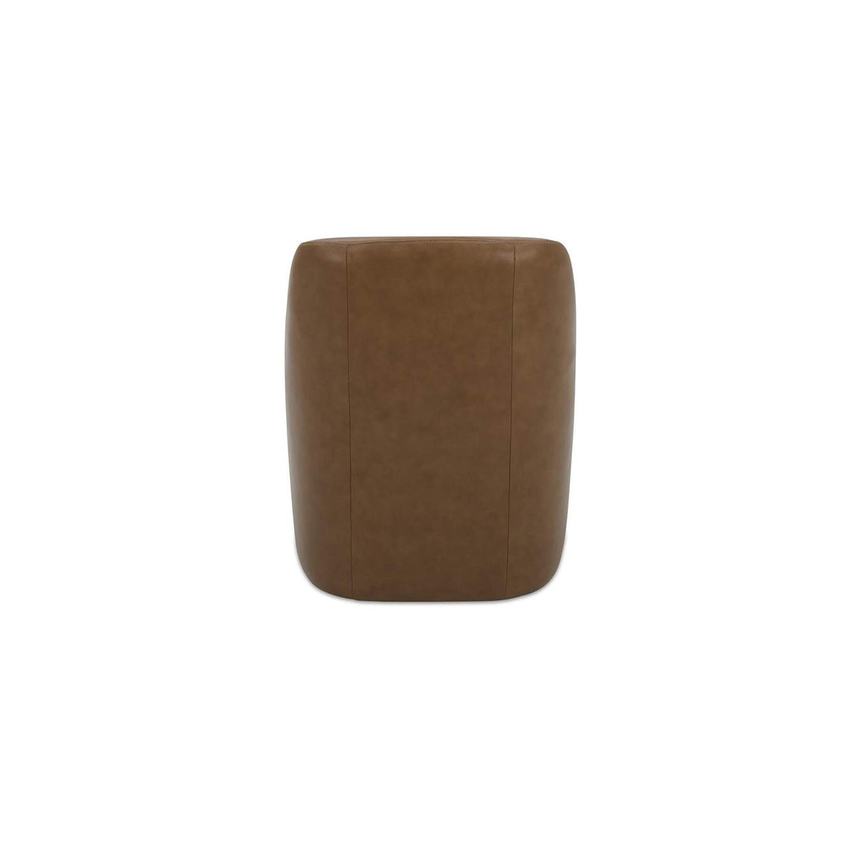 KQ-1045-40-USA Maisie Rolling Dining Chair Tan Leather