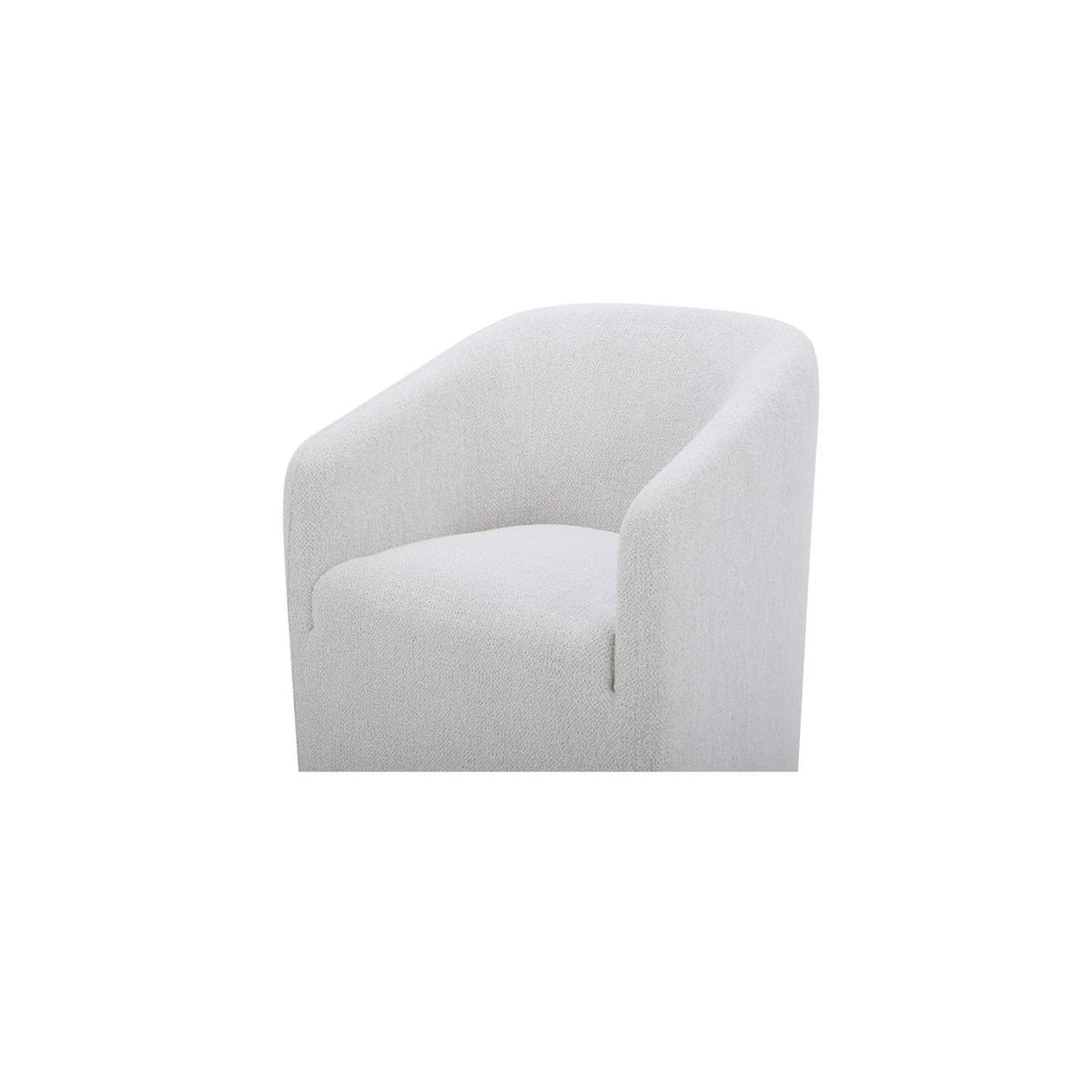 KQ-1046-05-USA Sandy Rolling Dining Chair Off White