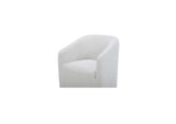 KQ-1046-05-USA Sandy Rolling Dining Chair Off White