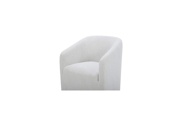 KQ-1046-05-USA Sandy Rolling Dining Chair Off White
