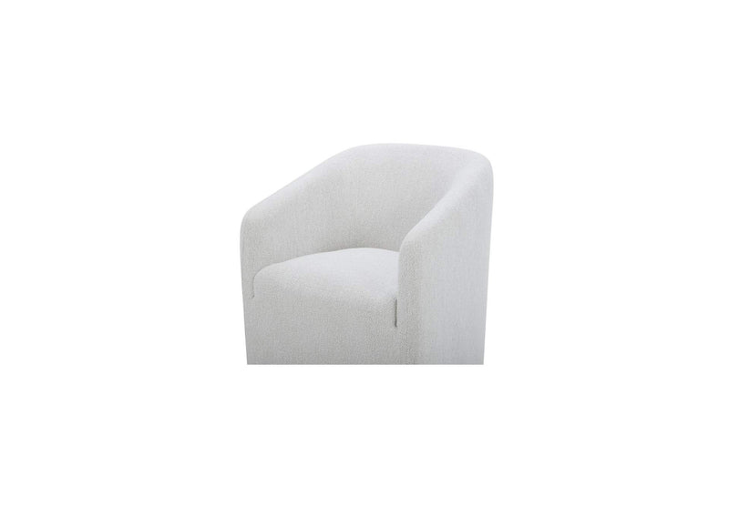 KQ-1046-05-USA Sandy Rolling Dining Chair Off White