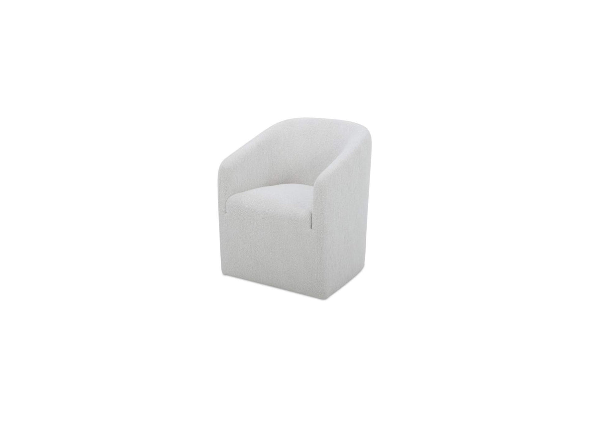 KQ-1046-05-USA Sandy Rolling Dining Chair Off White