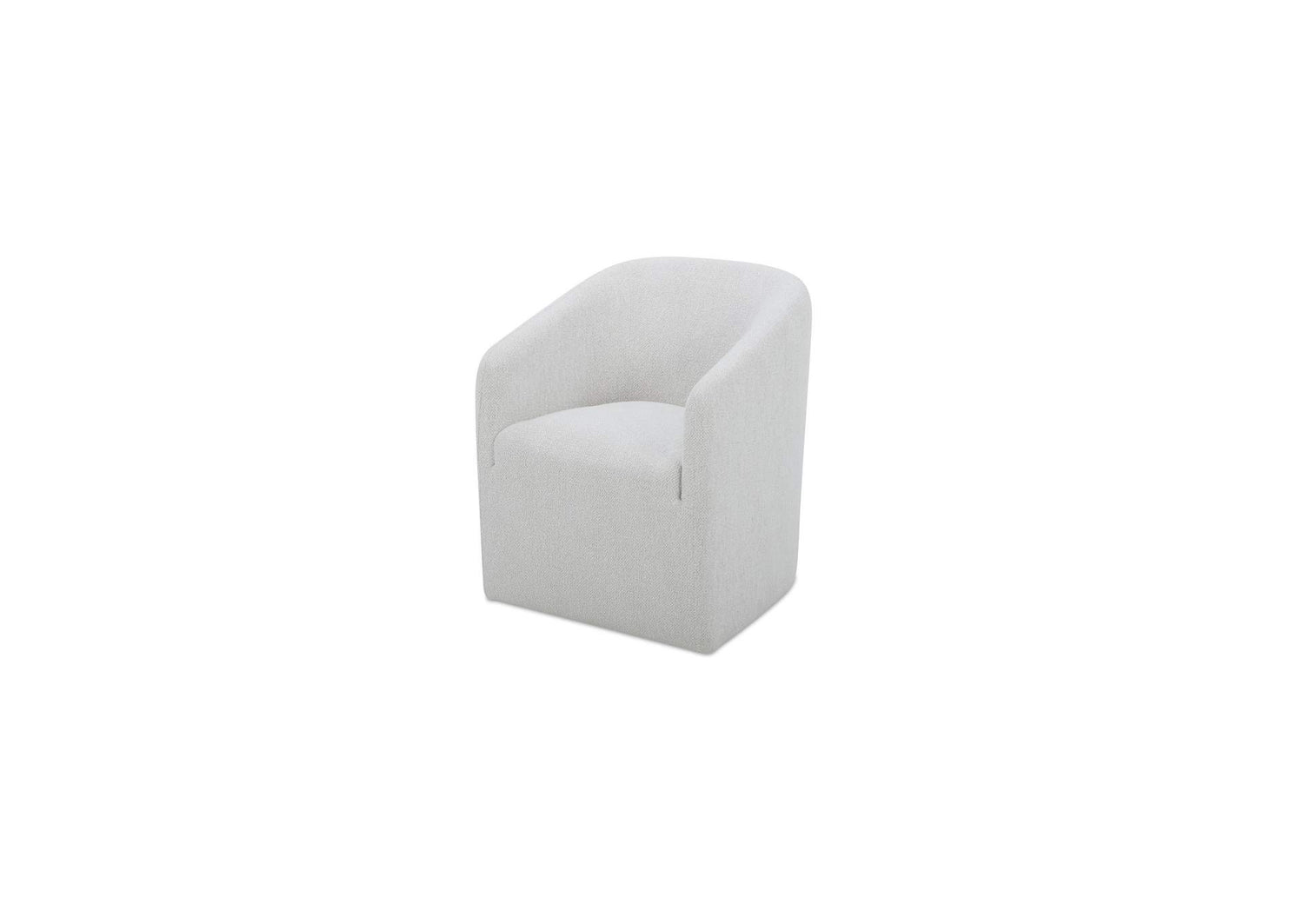 KQ-1046-05-USA Sandy Rolling Dining Chair Off White
