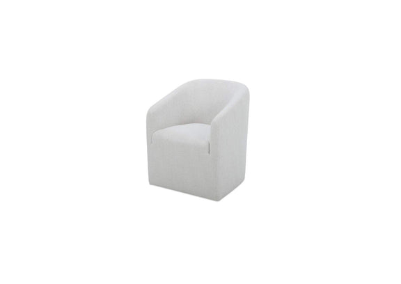 KQ-1046-05-USA Sandy Rolling Dining Chair Off White