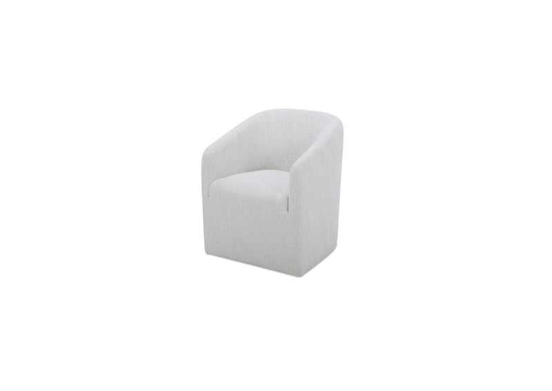 KQ-1046-05-USA Sandy Rolling Dining Chair Off White