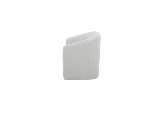 KQ-1046-05-USA Sandy Rolling Dining Chair Off White