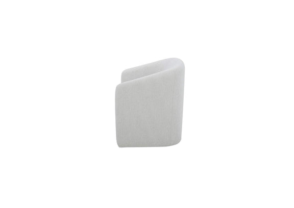 KQ-1046-05-USA Sandy Rolling Dining Chair Off White