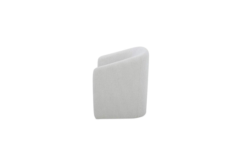 KQ-1046-05-USA Sandy Rolling Dining Chair Off White