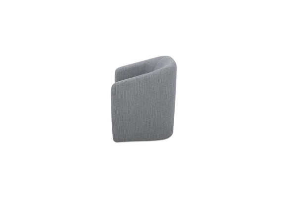 KQ-1046-15-USA Sandy Rolling Dining Chair Grey