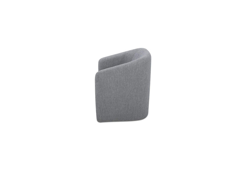 KQ-1046-15-USA Sandy Rolling Dining Chair Grey