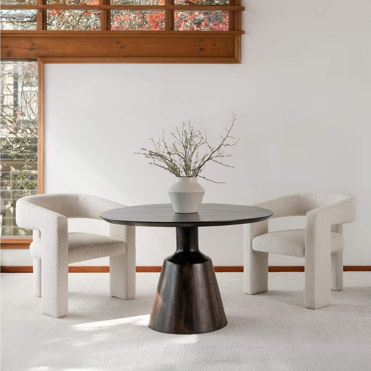 KY-1003-25-0 Myron Dining Table Dark Brown